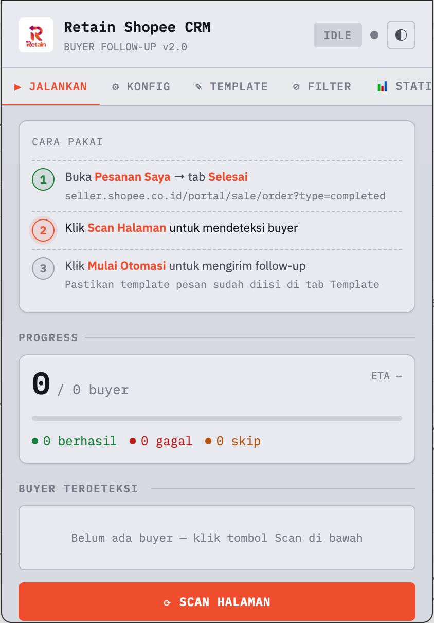 Retain CRM Dashboard